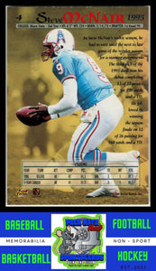 1996 Pro Line Memorabilia #4 Steve McNair EX/NM