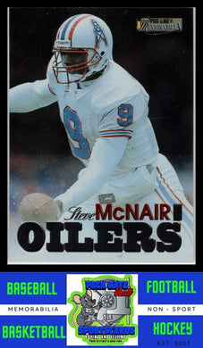 1996 Pro Line Memorabilia #4 Steve McNair EX/NM