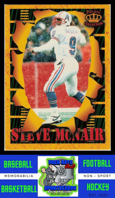 1996 Pacific Invincible #SM68 Steve McNair Smash-Mouth EX/NM