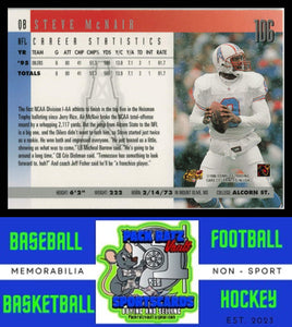 1996 Donruss #106 Steve McNair EX/NM