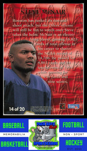 1995 Ultra #14 Steve McNair First Rounders EX/NM