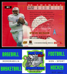 1996 Ultra #61 Steve McNair EX/NM