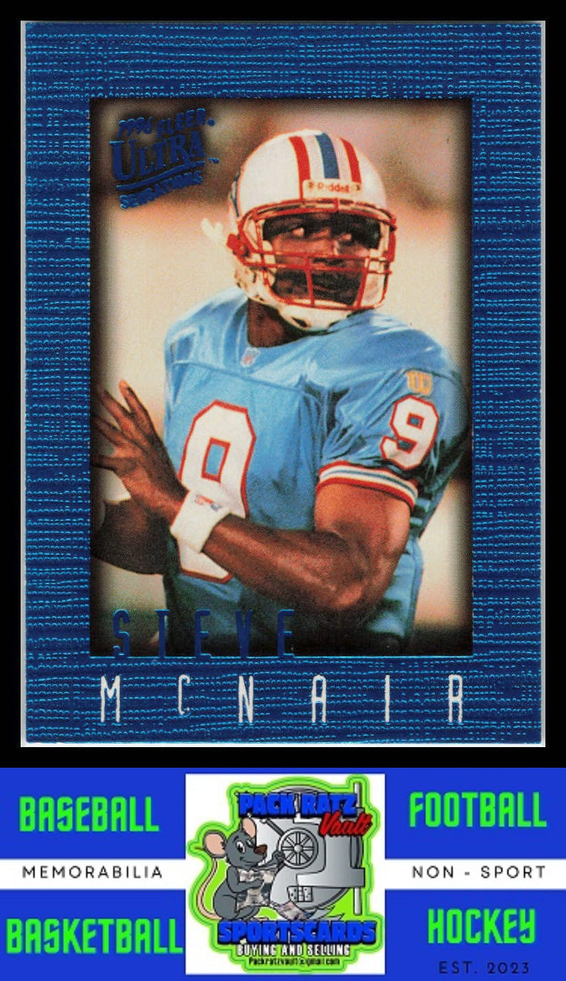 1996 Ultra Sensations #42 Steve McNair Blue EX/NM