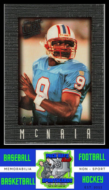 1996 Ultra Sensations #42 Steve McNair Blue EX/NM