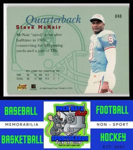 1996 Playoff Prime #048 Steve McNair EX/NM