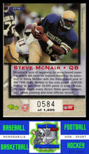 Load image into Gallery viewer, 1995 Classic 5 Sport #FT19 Steve McNair 0584/1495 EX/NM