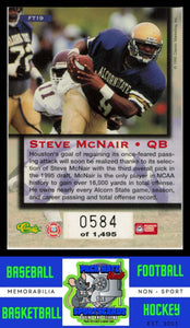 1995 Classic 5 Sport #FT19 Steve McNair 0584/1495 EX/NM