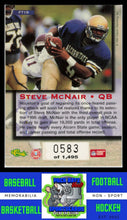 Load image into Gallery viewer, 1995 Classic 5 Sport #FT19 Steve McNair 0583/1495 EX/NM