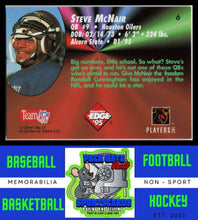 Load image into Gallery viewer, 1995 Collector&#39;s Edge #6 Steve McNair Rookies EX/NM