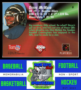 1995 Collector's Edge #6 Steve McNair Rookies EX/NM