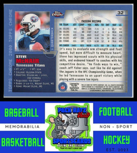 2000 Topps Chrome #32 Steve McNair EX/NM