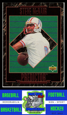 1995 Upper Deck #HP12 Steve McNair Predictors Award Winners EX/NM