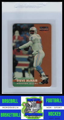 1996 Pro Line II Intense #11 Steve McNair Phone Cards $5 EX/NM