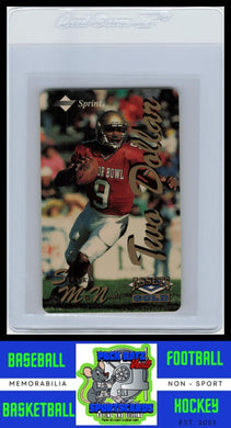 1996 Sprint Assets Calling Card 2$ #3138/7741 Steve McNair EX/NM