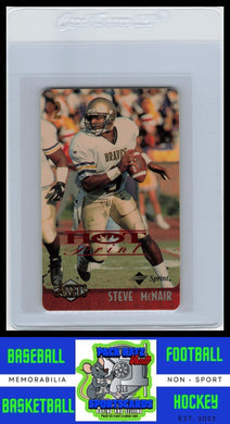 1996 Classic Calling Card 2M #15 Steve McNair Hot Sprint Red EX/NM