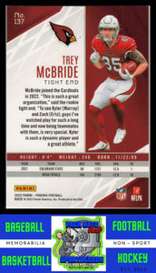 2022 Trey McBride (RC) Panini Phoenix #137 Rookie    