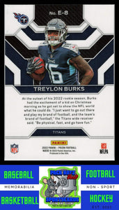 2022 Treylon Burks (RC) Panini Prizm #E-8   Emergent  