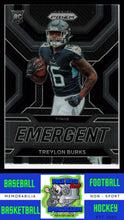 Load image into Gallery viewer, 2022 Treylon Burks (RC) Panini Prizm #E-8   Emergent  