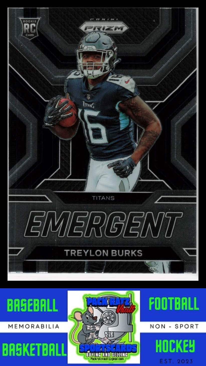 2022 Treylon Burks (RC) Panini Prizm #E-8   Emergent  