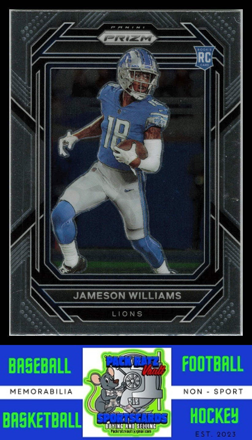 2022 Jameson Williams (RC) Panini Prizm #311     