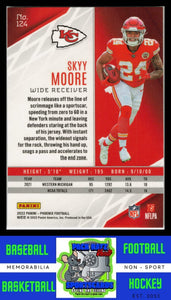 2022 Skyy Moore (RC) Panini Phoenix #124 Rookie    