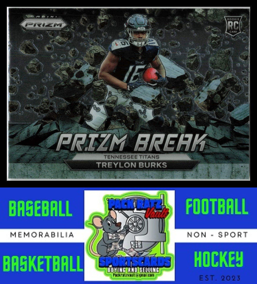 2022 Treylon Burks (RC) Panini Prizm Break #PB-9     