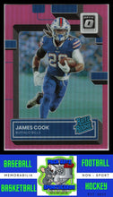 Load image into Gallery viewer, 2022 James Cook Panini Optic Pink Prizm #215     