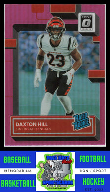 2022 Daxon Hill (RC) Panini Optic Pink Prizm #257   RR  