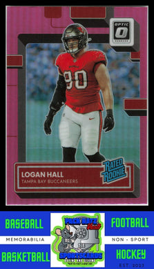 2022 Logan Hall (RC) Panini Optic Pink #299   RR  