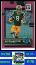 Load image into Gallery viewer, 2022 Christian Watson (RC) Panini Optic Prizm #219   RR  