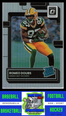 2022 Romeo Doubs (RC) Panini Optic Silver #235   RR  