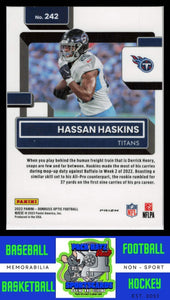 2022 Hassan Haskins Panini Optic Pink Holo #242     