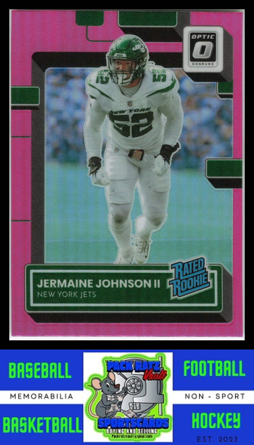 2022  Jermaine Johnson II (RC) Panini Optic Pink #250   RR  