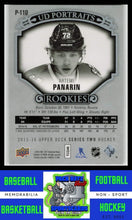 Load image into Gallery viewer, 2016 Upper Deck UD Portriats #P-110 Artemi Panarin Silver Foil Board NM/M