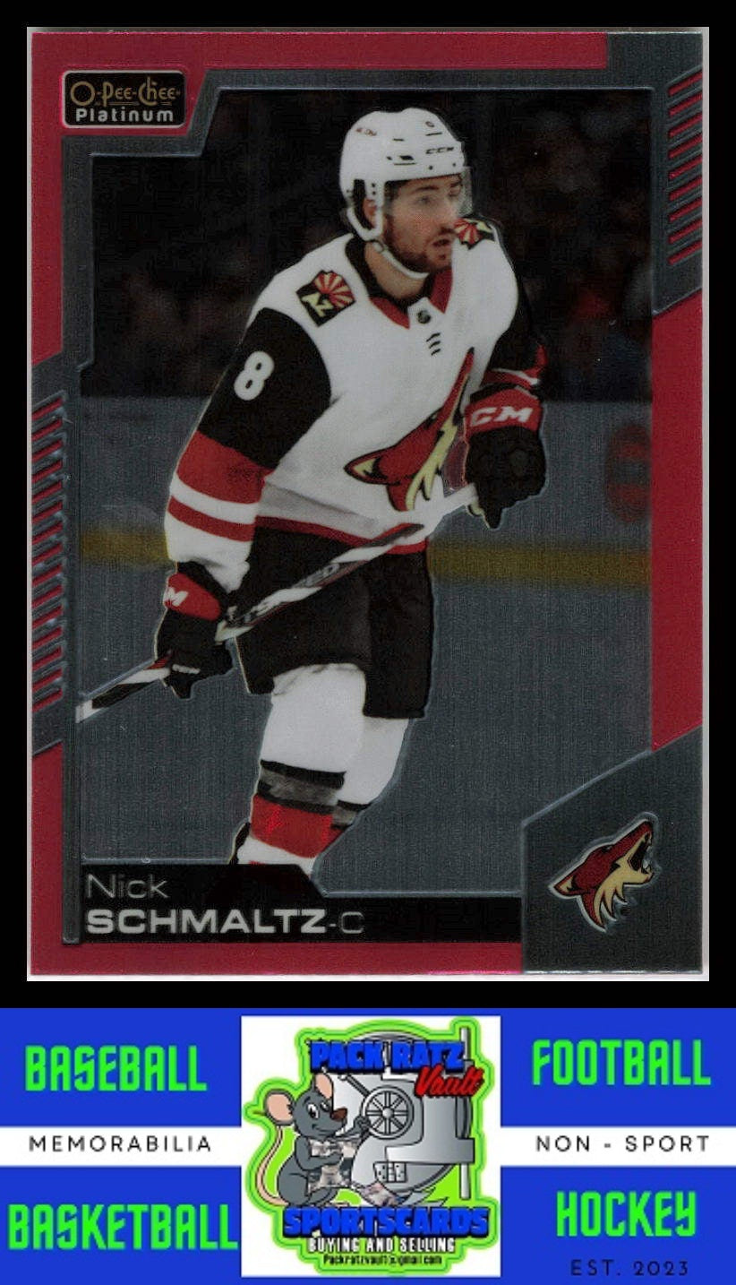 2020 O-PEE-CHEE Platinum #115 Nick Schmaltz Matte Pink NM/M