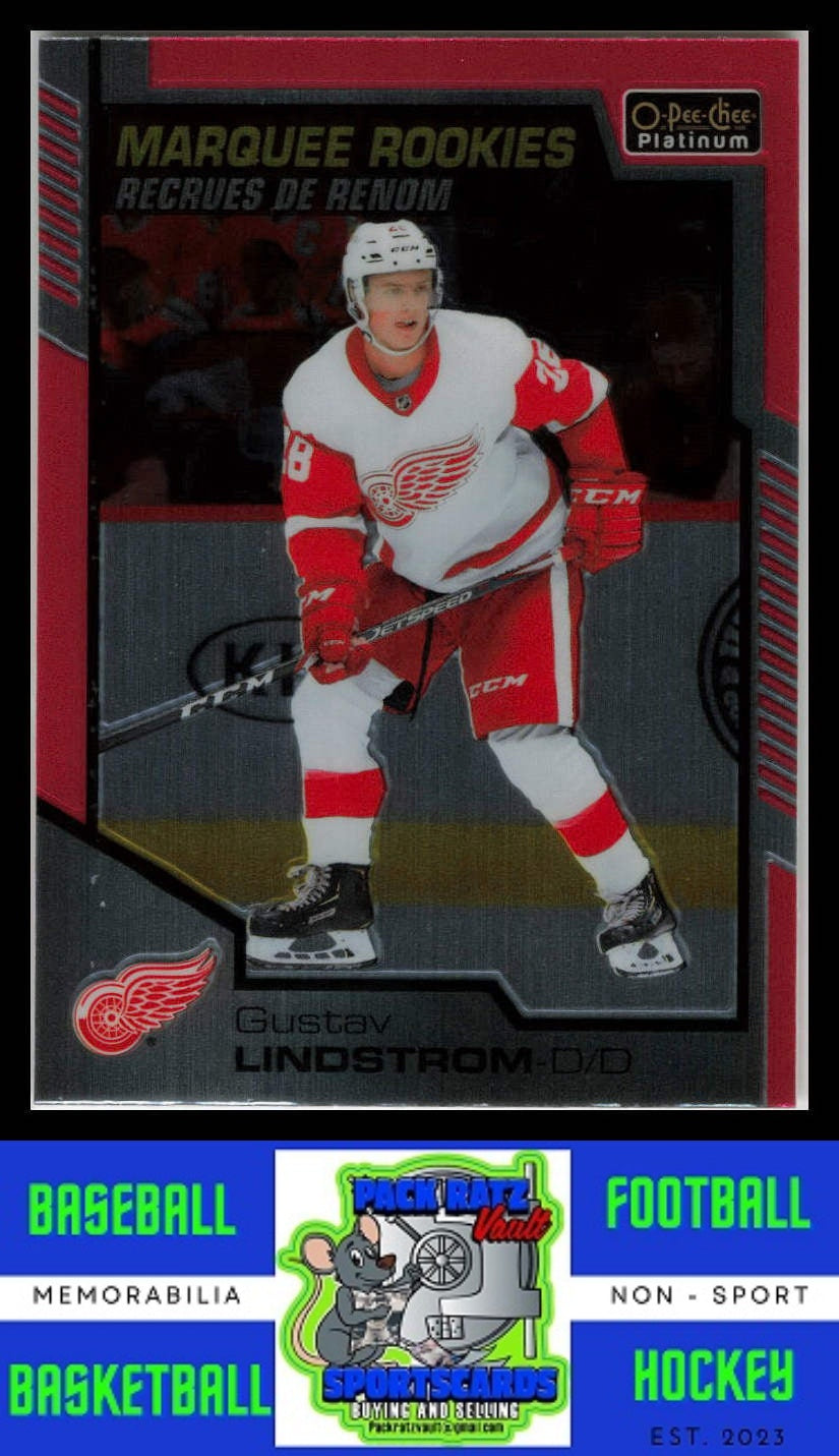 2020 O-PEE-CHEE Platinum #182 Gustav Lindstrom Matte Pink NM/M