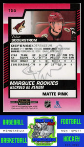 2020 O-PEE-CHEE Platinum #155 Victor Soderstrom Matte Pink Fluorescence Red NM/M