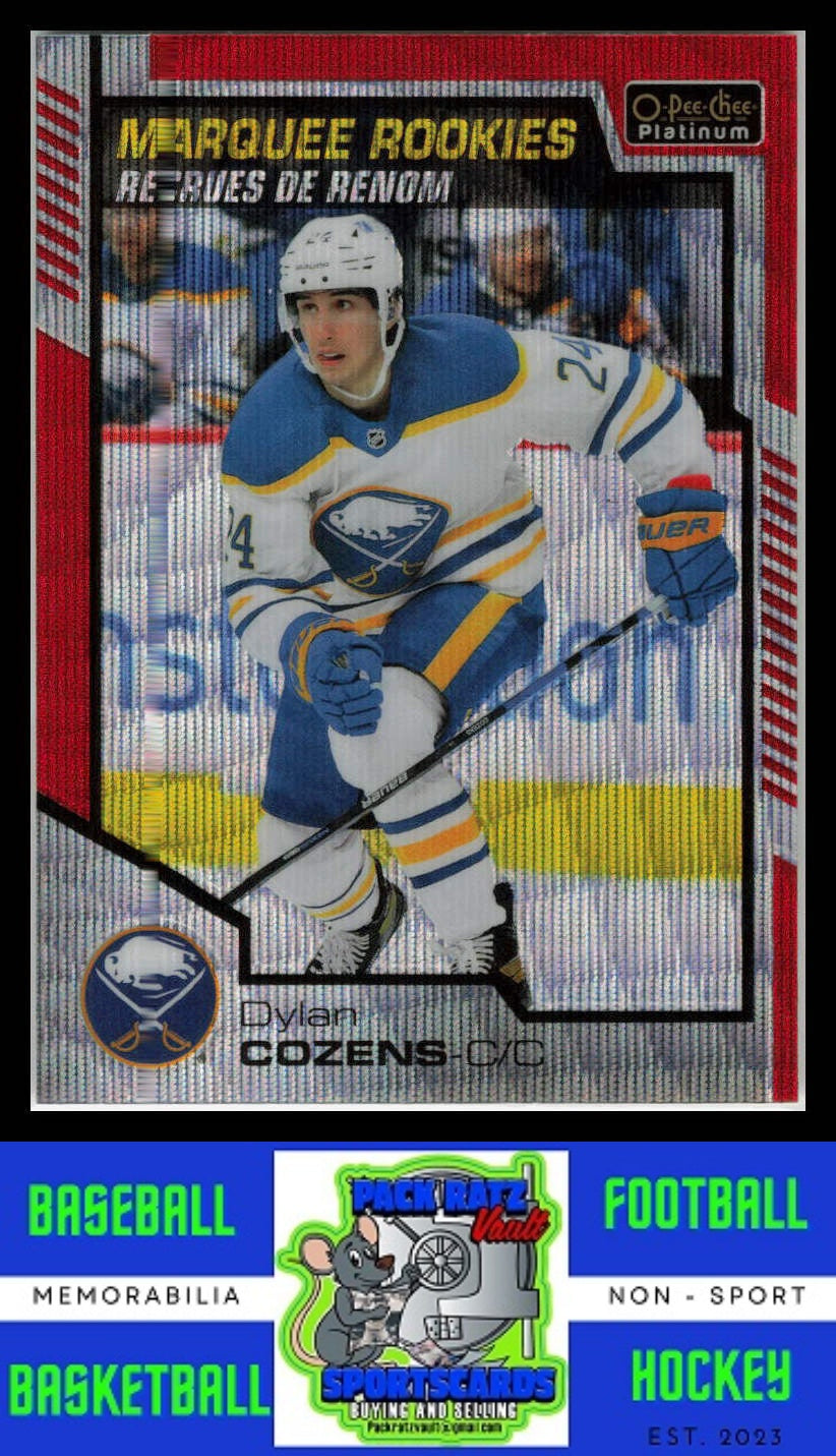 2020 O-PEE-CHEE Platinum #197 Dylan Cozens Red Surge NM/M