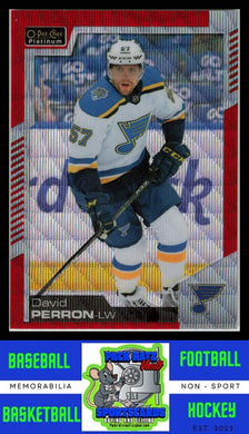 2020 O-PEE-CHEE Platinum #27 David Perron Red Surge NM/M