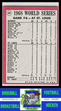 Load image into Gallery viewer, 1969 Topps #167 World Series Game 6 - Tiger 10-Run Inning Ties Mark WS