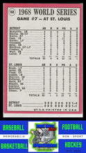 Load image into Gallery viewer, 1969 Topps #168 World Series Game 7 - Lolich Series Hero Outduels Gibson WS PSA