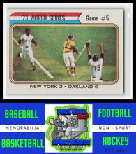 Load image into Gallery viewer, 1974 Topps #476 World Series Game 5 WS EX