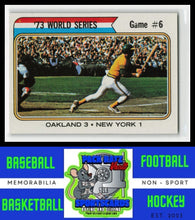 Load image into Gallery viewer, 1974 Topps #477 World Series Game 6 WS EX