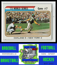 Load image into Gallery viewer, 1974 Topps #478 World Series Game 7 WS EX