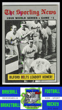 Load image into Gallery viewer, 1970 Topps #305 World Series Game 1 - Buford Belts Leadoff Homer! WS EX