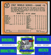 Load image into Gallery viewer, 1968 Topps #155 Lonborg Wins Again! WS EX