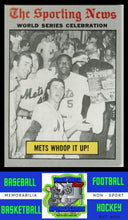 Load image into Gallery viewer, 1970 Topps #310 1969 World Series Summary - Mets Whoop It Up! WS EX