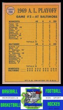 Load image into Gallery viewer, 1970 Topps #200 A.L Playoff Game 2 - Powell Scores Winning Run! ALCS EX