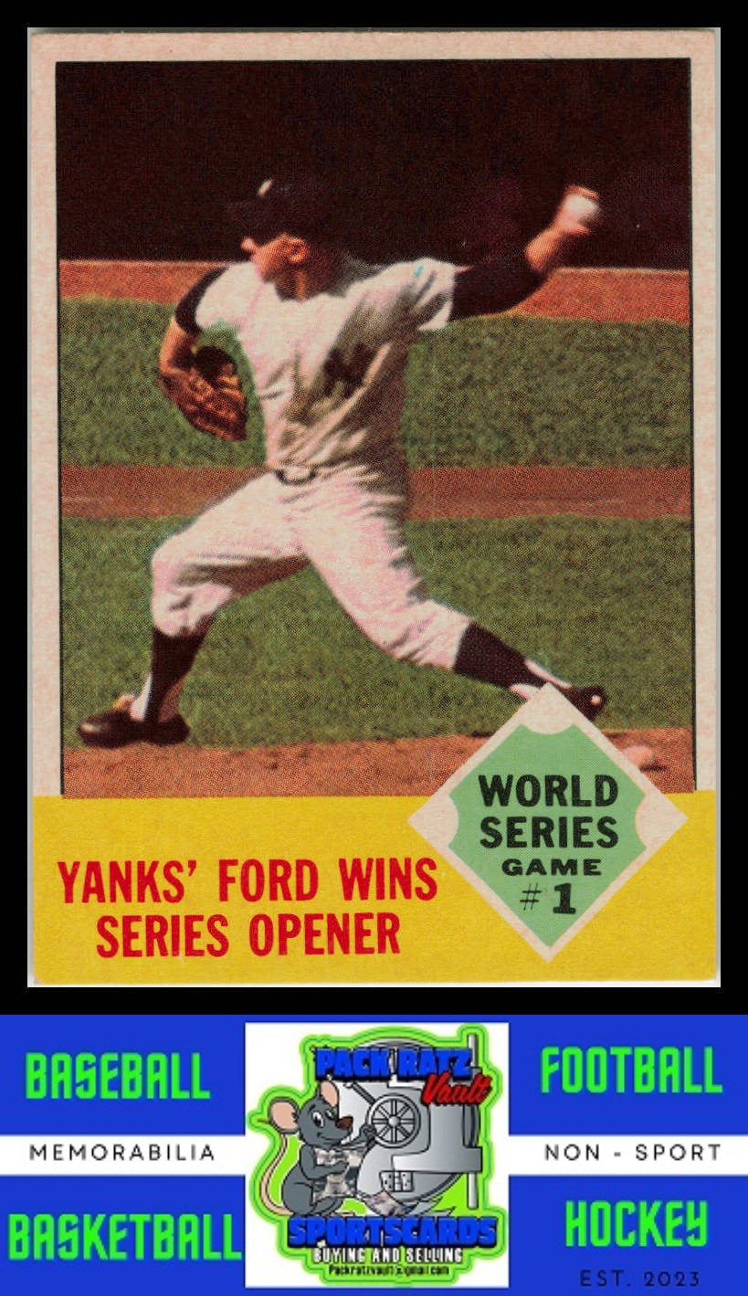 1963 Topps #142 World Series Game 1 WS EX+