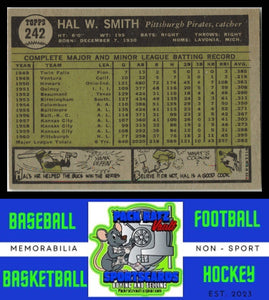 1961 Topps #242 Hal W. Smith EX+